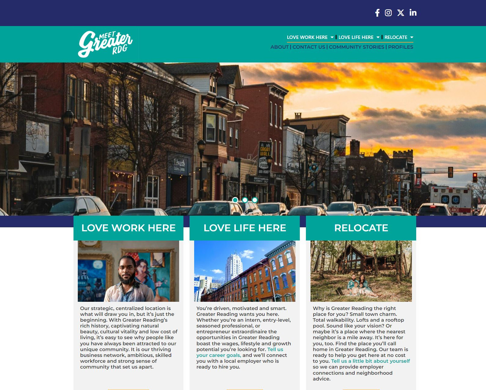 Meet Greater Reading Website Thumbnail